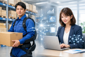 装着型アシストスーツ AI 導入